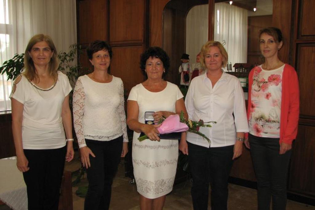 Semmelweis napi kitntetsben rszeslt Dr. Juronics Katalin s Kningern Orbn Margit