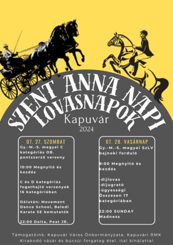 Szent Anna napi lovasnapok 2024
